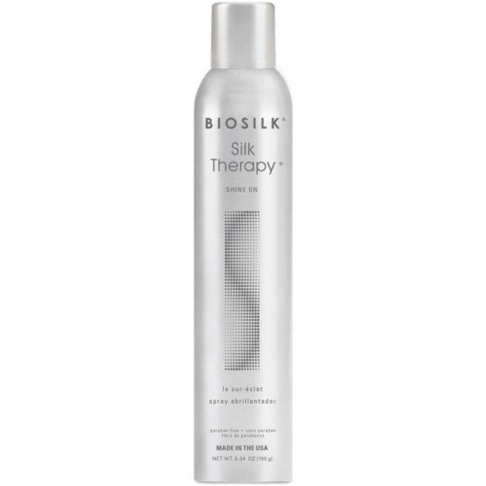 best summer hair products biosilk hair therapy shine on spray