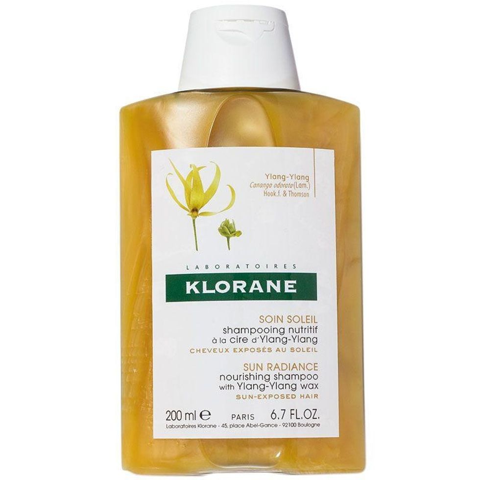 best summer hair products Klorane sun radiance nourishing shampoo