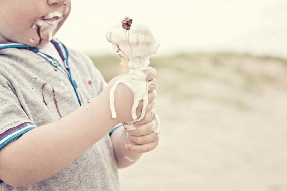 how to treat summer stains ice cream stain