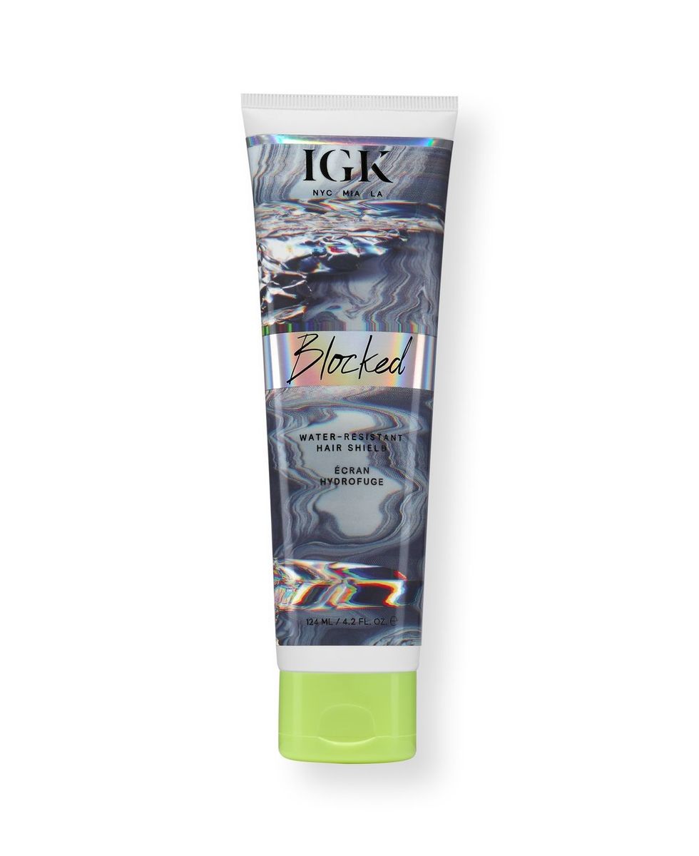 best summer hair products IGK blocked water resistant hair shield