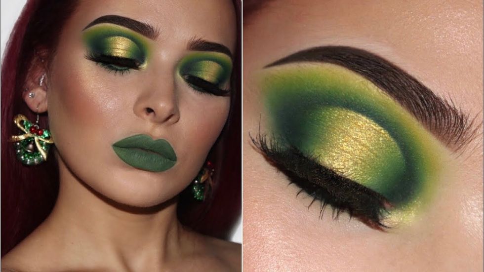 u200bGreen Eyeshadow