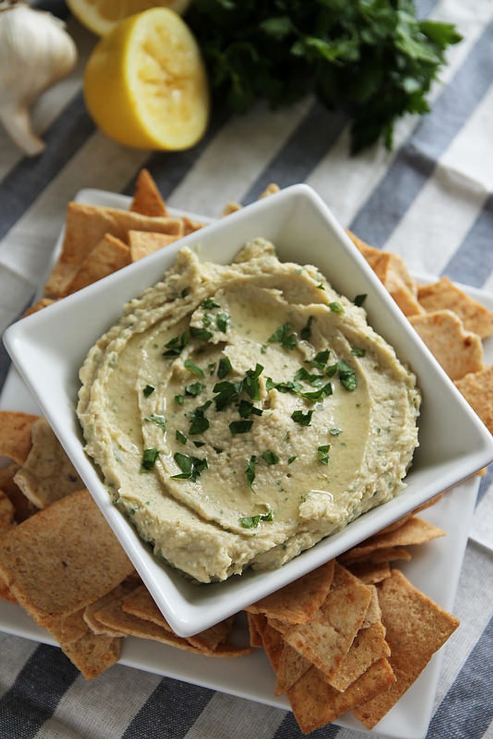 Best Dip Recipes Roasted Garlic Parmesan White Bean Dip Stephanie Cooks